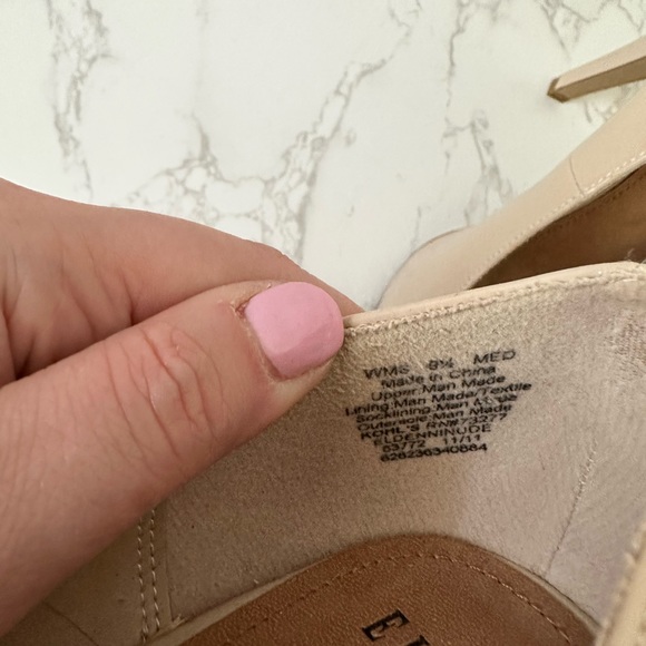 Elle | Platform Nude Bow Heels - Picture 7 of 11